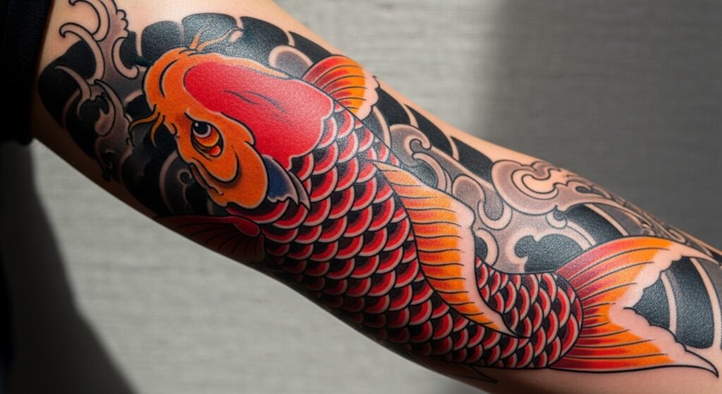 26 Bold Japanese Traditional Koi Fish Tattoo Ideas That Are Colorful Symbolic and Deeply Meaningful