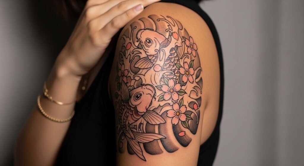 23 Trendy Japanese Traditional Tattoo Ideas for Women That Are Elegant Feminine and Culturally Beautiful