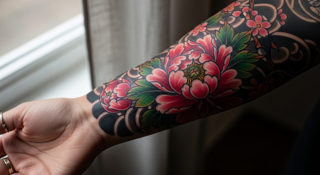 25 Genius Japanese Traditional Flower Tattoo Ideas That Are Delicate Colorful and Absolutely Timeless