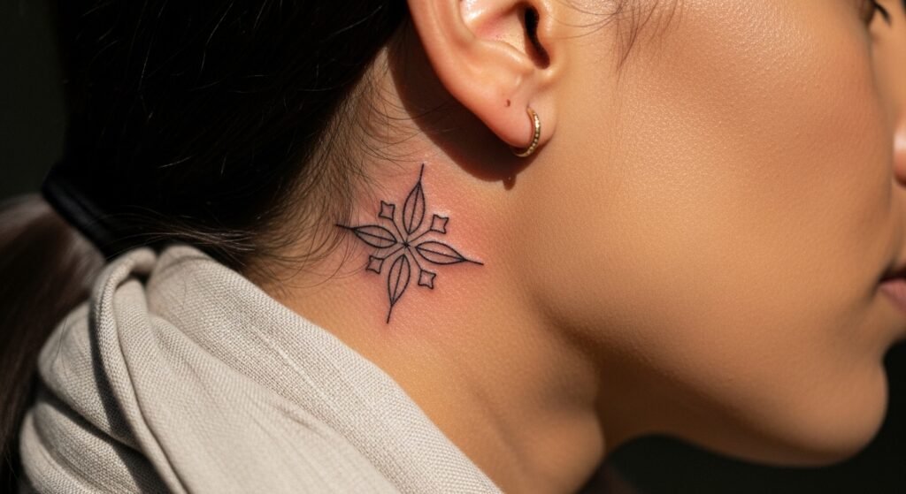 22 Viral Small Japanese Tattoo Ideas Behind the Ear That Are Subtle Delicate and Absolutely Stunning