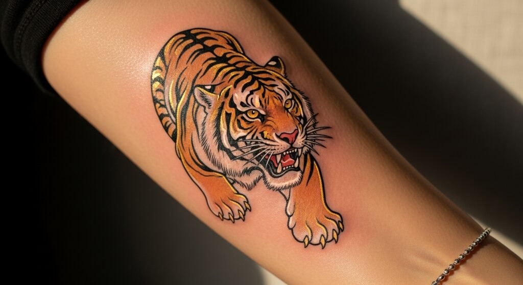 29 Magical Small Japanese Tiger Tattoo Ideas That Are Fierce Powerful and Strikingly Beautiful in Miniature