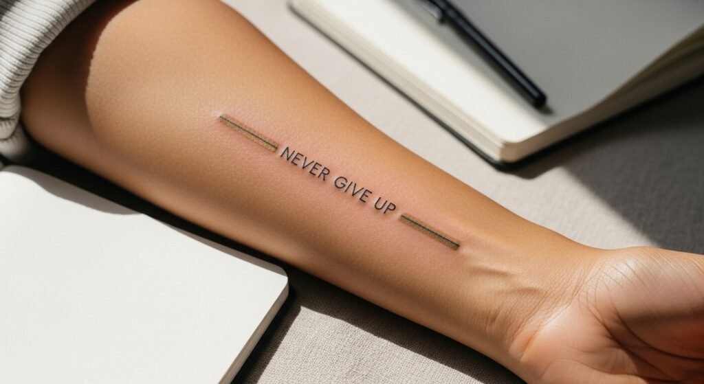 How to Find the Perfect Tattoo Artist for Your Never Give Up Tattoo for Flawless Precise and Stunning Results