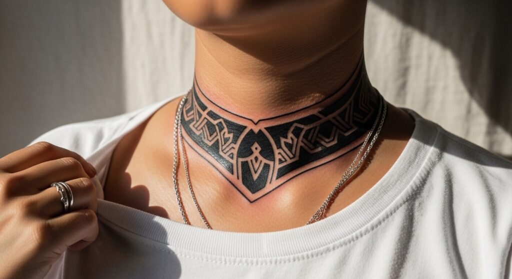 25 Stunning Collar Bone Tattoo for Men That Look Incredibly Bold