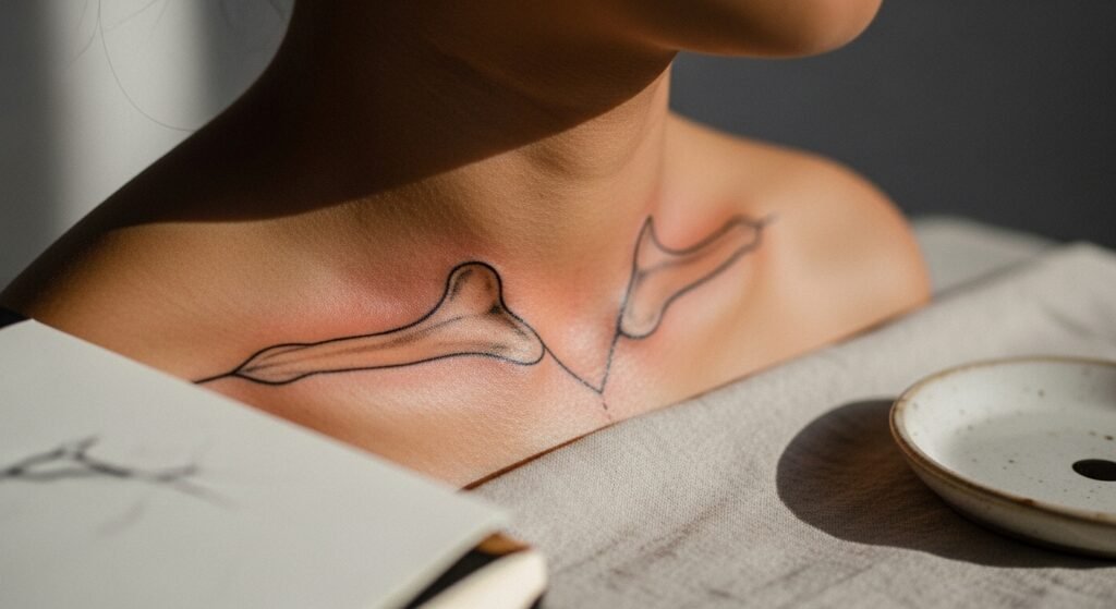 How to Care for a Collar Bone Tattoo So It Heals Perfectly
