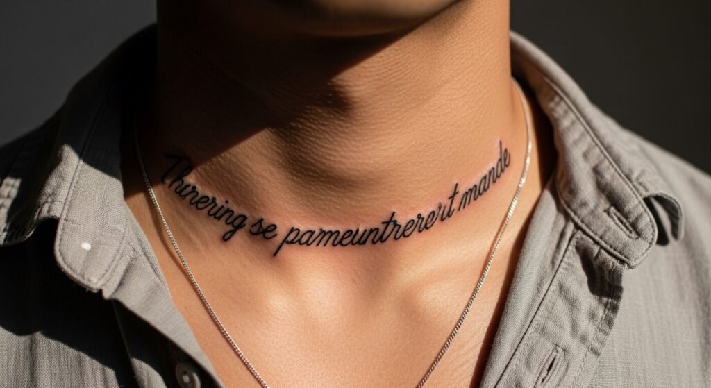 24 Bold Collar Bone Tattoo Quotes Men Are Getting in 2025