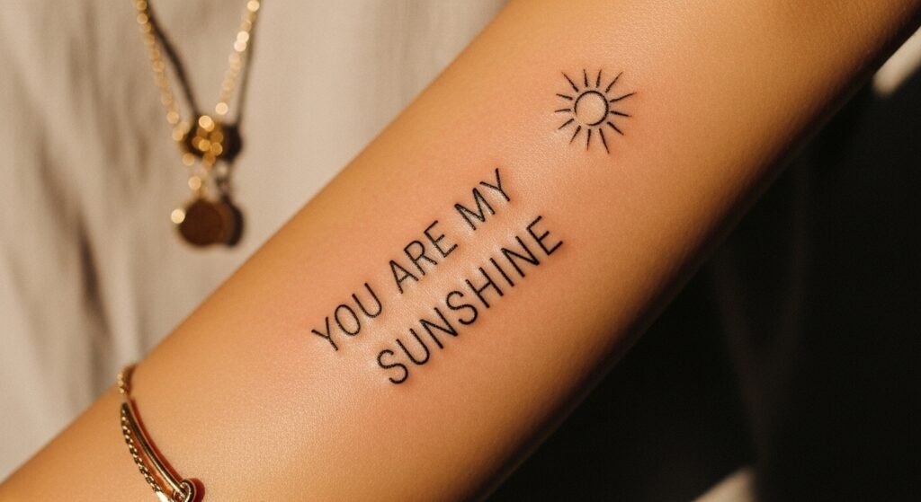 25 Stunning You Are My Sunshine Tattoo Ideas That Melt Every Heart