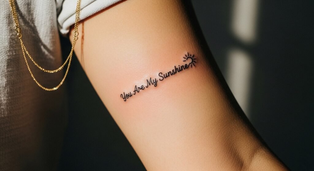 22 Aesthetic You Are My Sunshine Tattoo Small Designs Worth Bookmarking